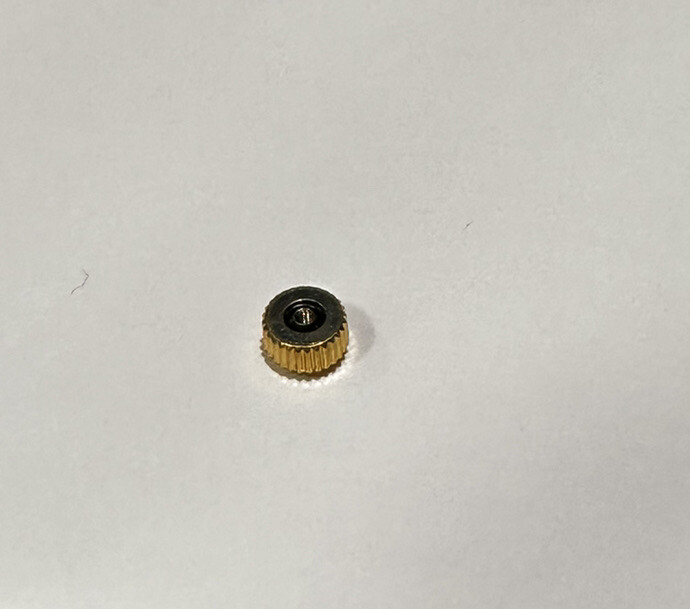 New 4.5mm Yellow Gold Color Waterproof Crown Part For Omega Watch