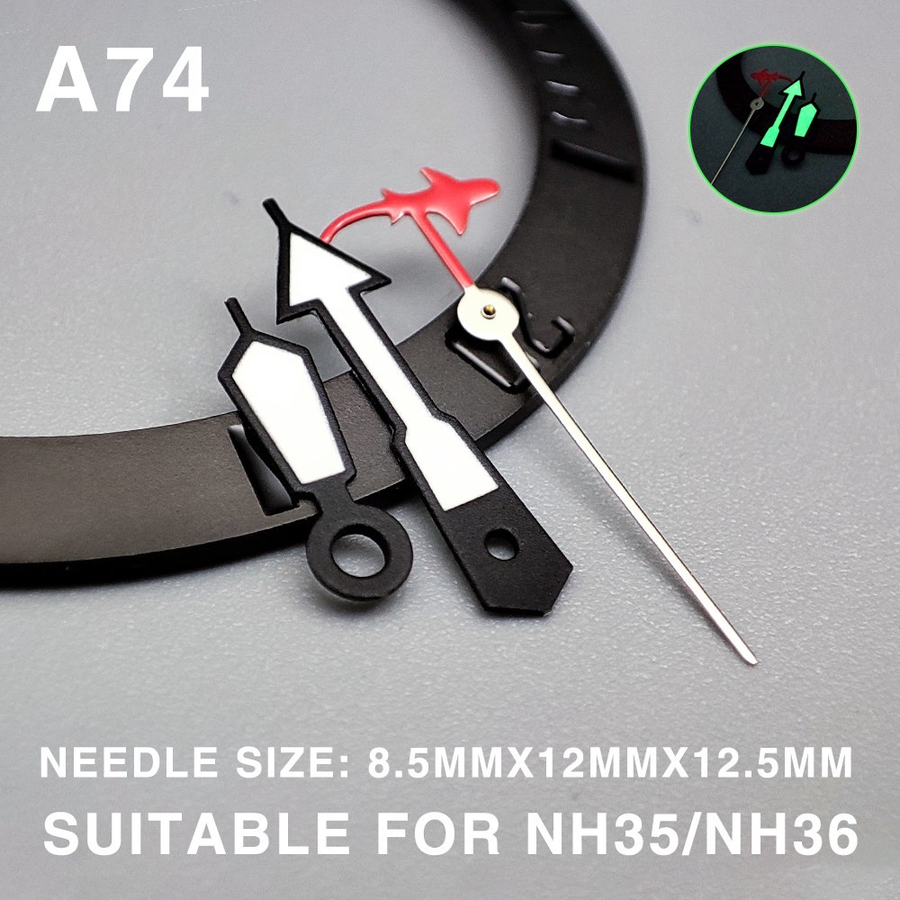 Watch Accessories NH35 Hands Luminous Watch Hands for NH35/36/4R35 Movements