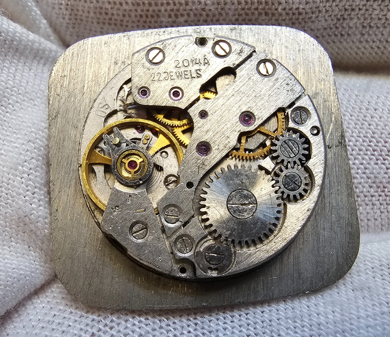 Vintage Soviet Mechananical Watch Movement Zarya USSR Watch Mechanism 2 pcs