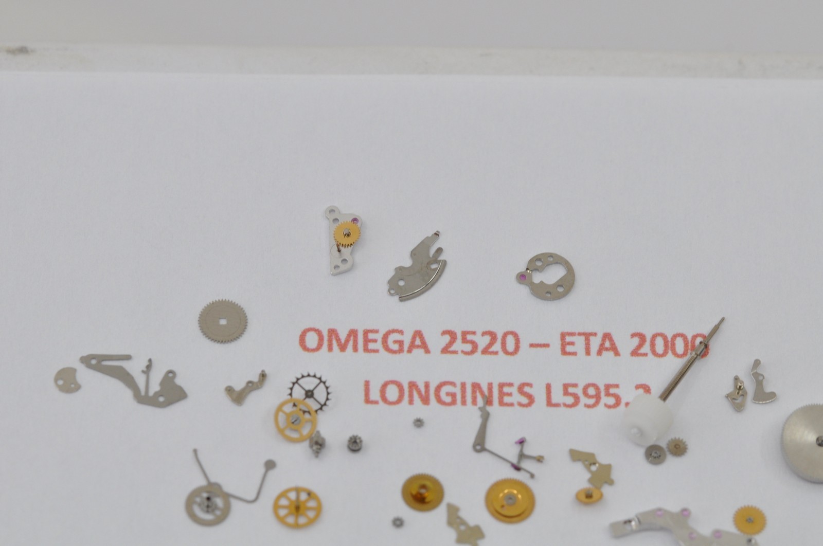 omega 2520 ETA 2000 2000-1 Longines L.595.2 movement part NEW dropdown list