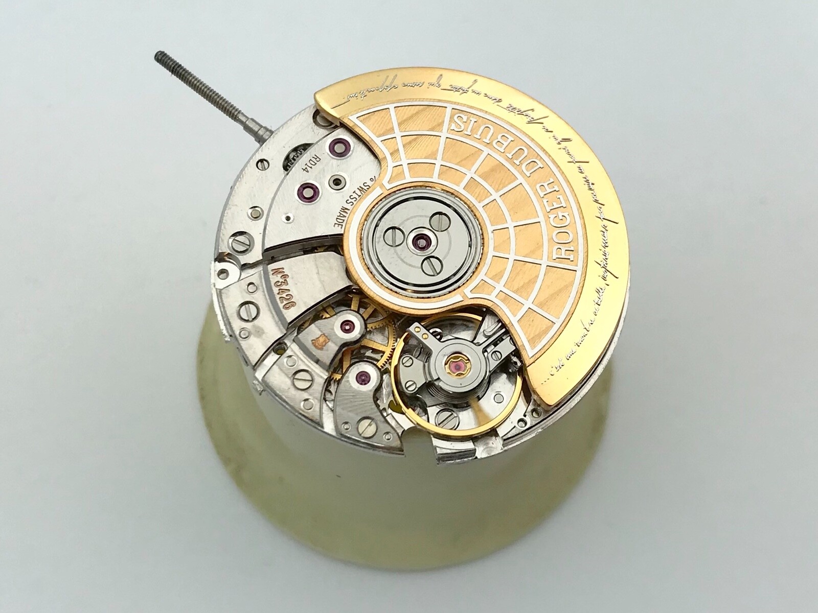 PARTING OUT Roger Dubuis 33 Jewel Auto Movement Cal RD14 PLEASE READ DESCRIPTION