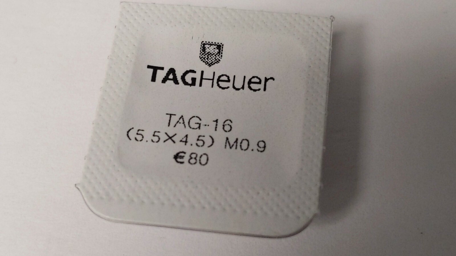Tag Heuer CROWN and TUBE 5.5×4.5mm M0.9, Tag-16 (Yellow) New/Sealed