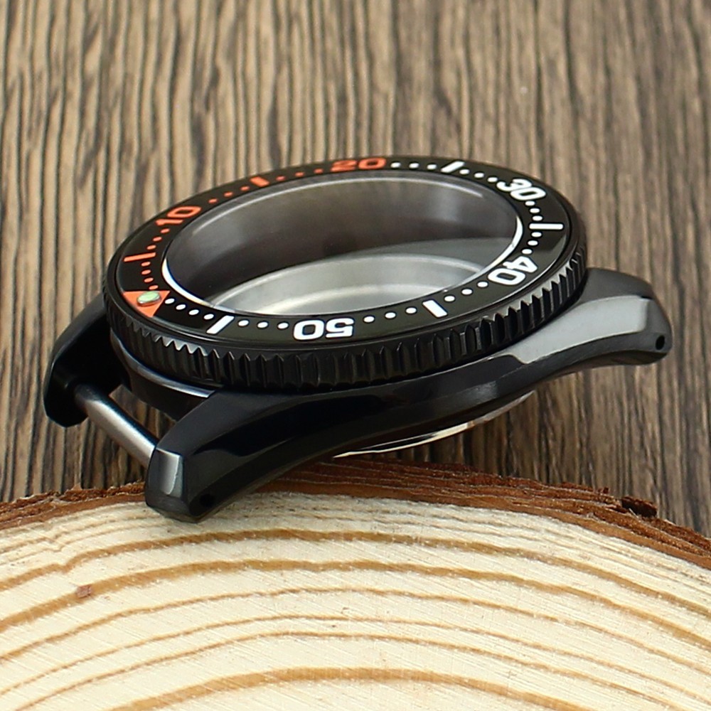 42mm Watch Case Modify Seiko 62MAS Mod AR Sapphire Glass For Seiko NH34 35 36 38
