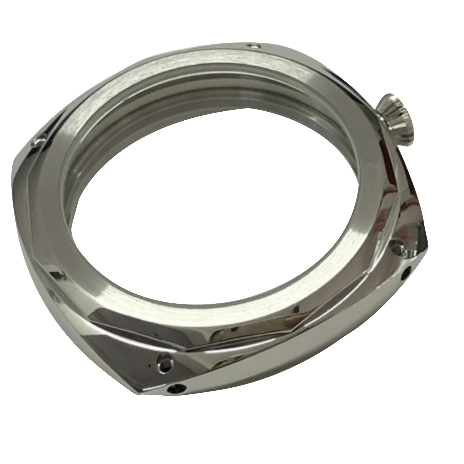47mm 316L Steel Watch Case For ETA6497 6498 Seagull ST3600 3621 Watch Movement L