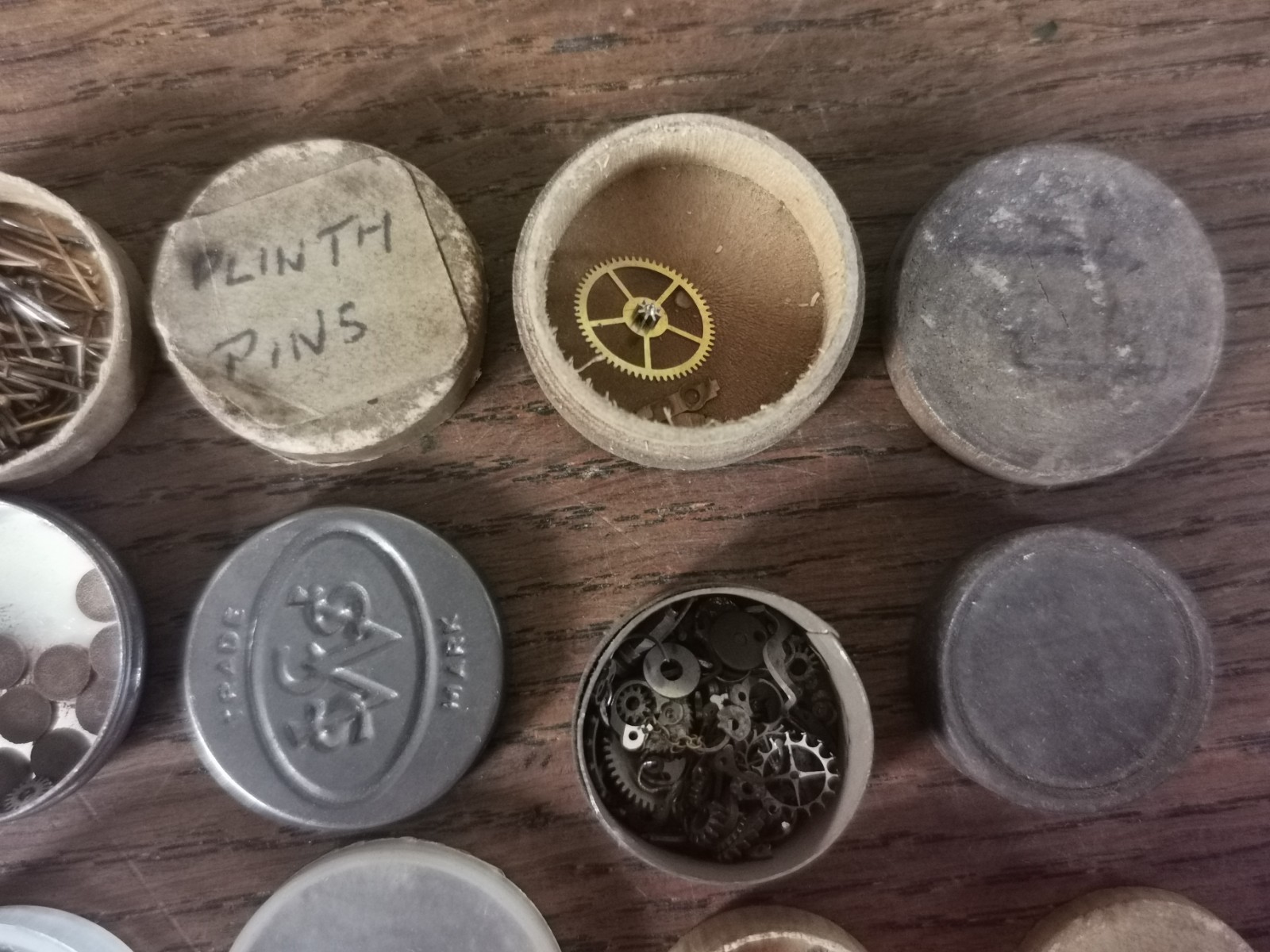 Pocket Watch Parts, Bouchons, Bolt Springs, Wheels Etc Watchmaker #T231