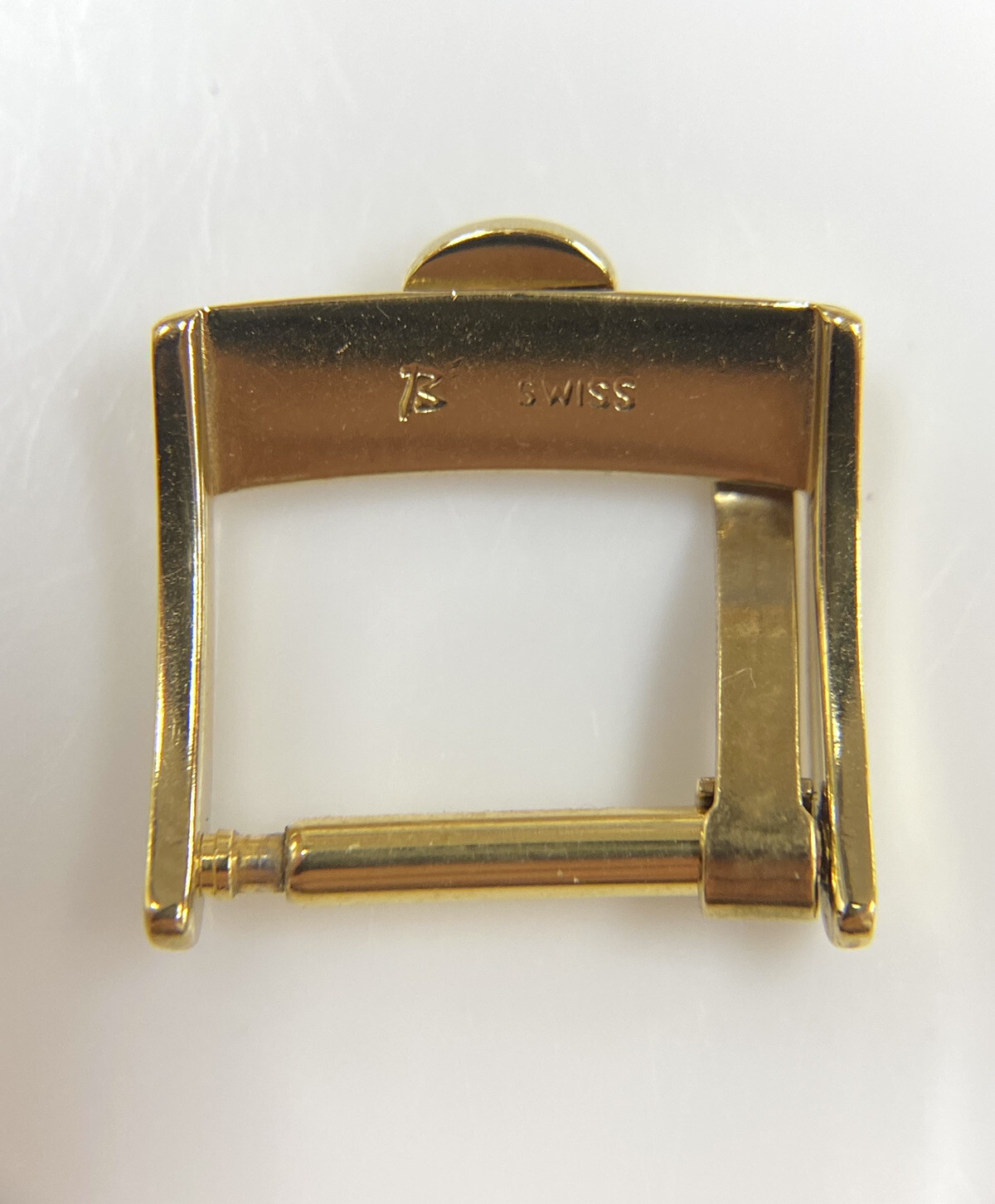 Original Vintage Concord Gold Plated Stainless Steel 14mm Watch Buckle
