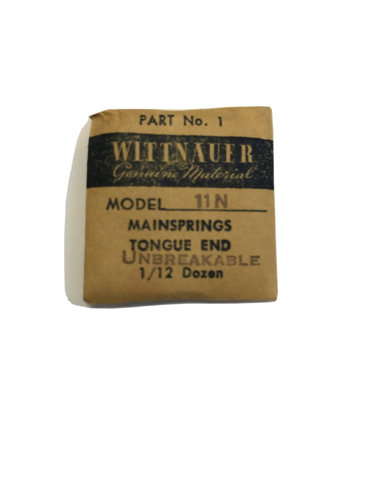 Wittnauer 11N Mainspring New In Package