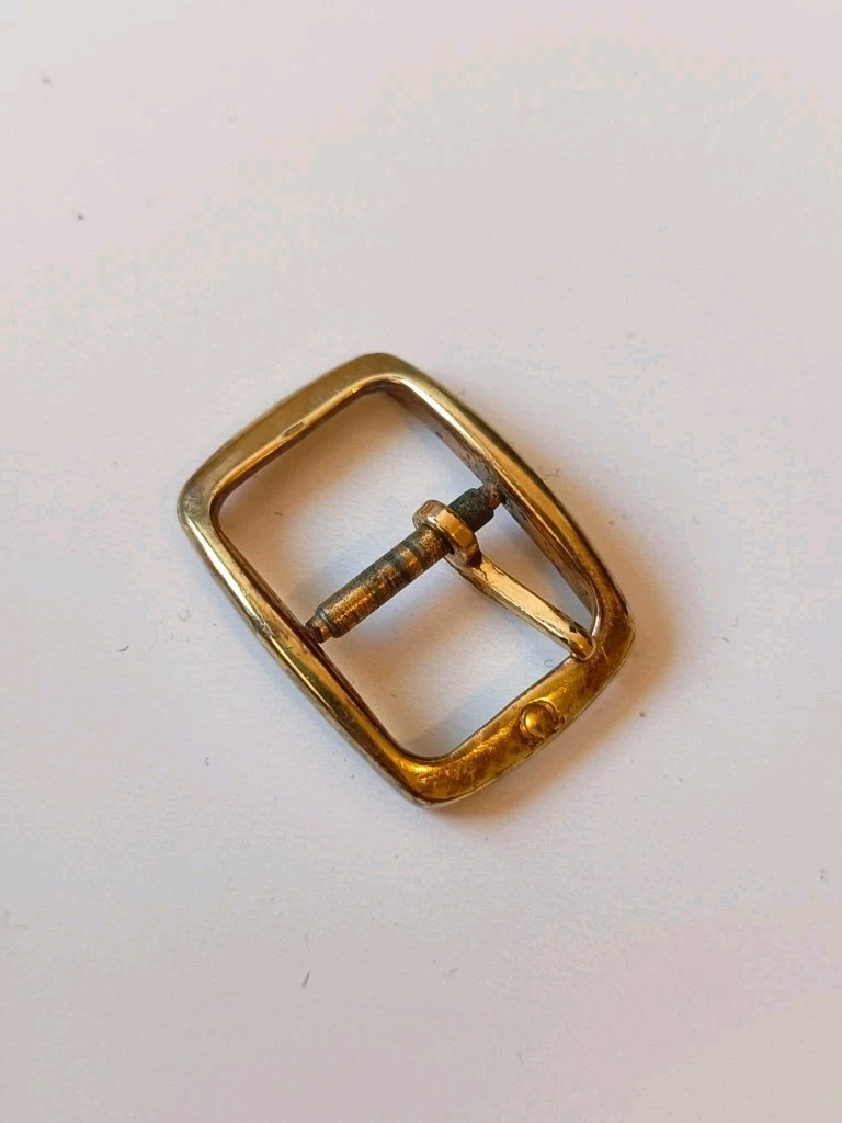 Omega Watch Buckle Vintage Gold 12mm Steel Watch Buckle