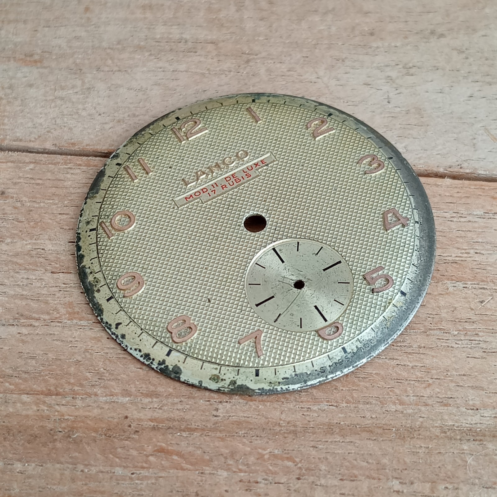 Lanco MOD. 11 LUXURY, Original Dial Ø 32.9mm Vintage USED Rare