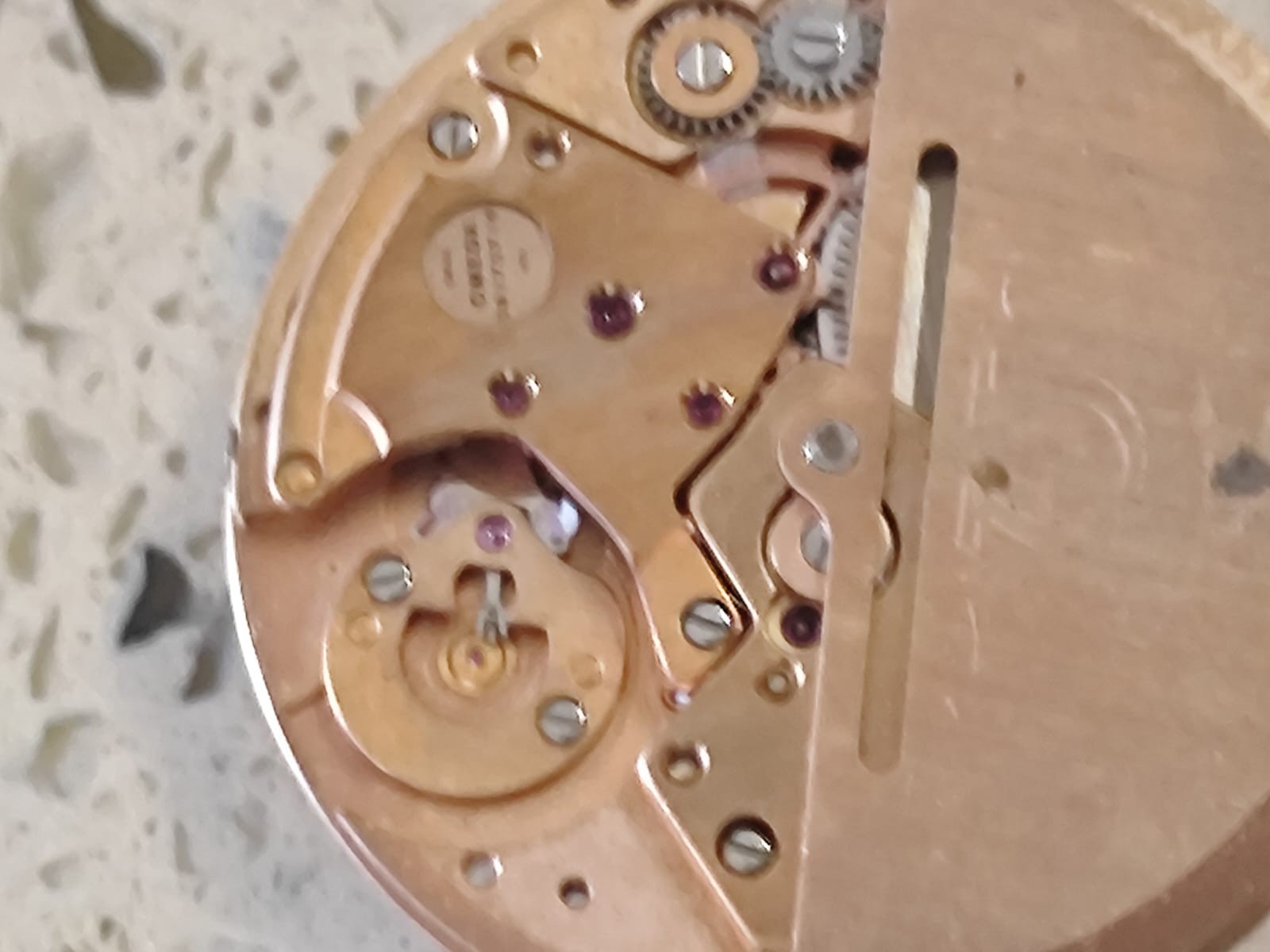 Vintage Omega 1012 Incomplete Movment Not Working parts fit for omega 1020