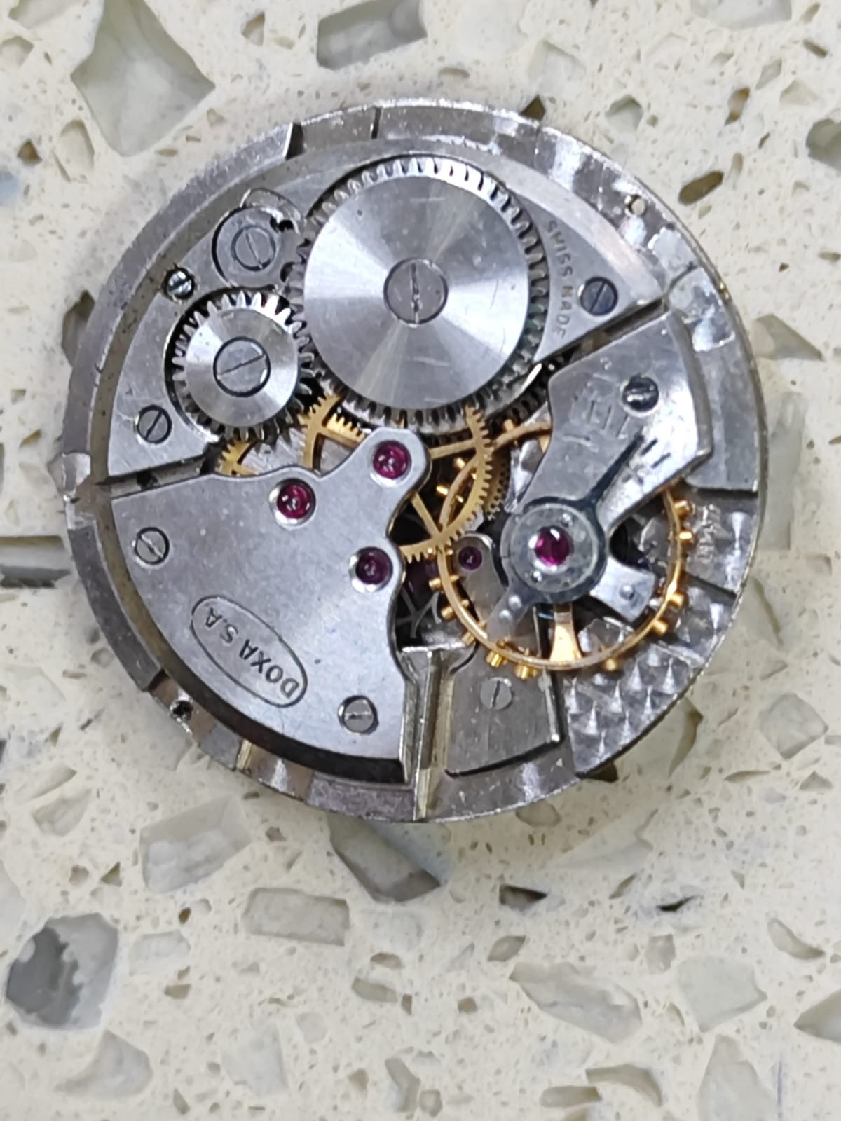 DOXA Cal 11 1/2 1147 Movement Not work Used for parts
