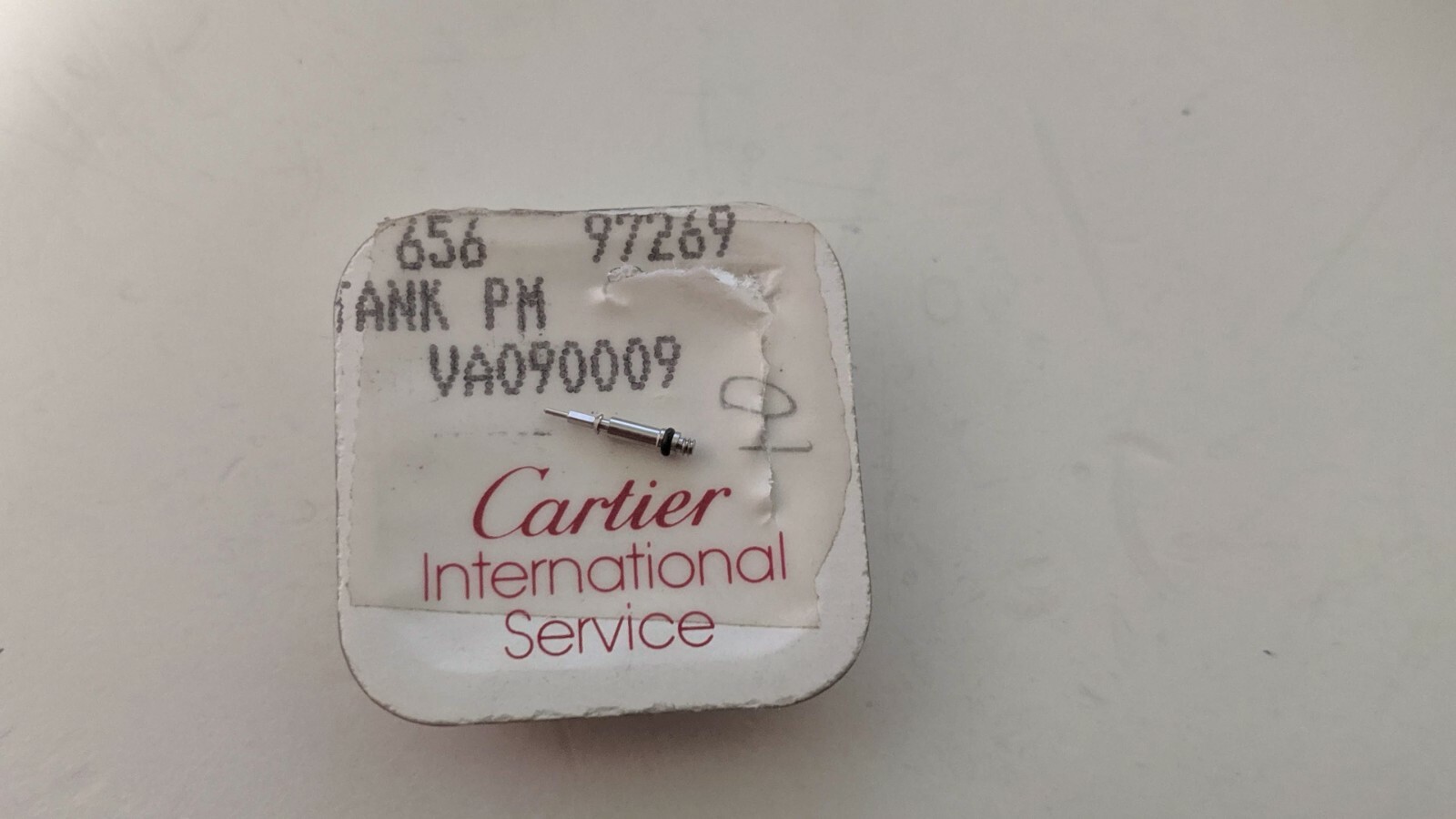 Cartier Tank PM VA090009 winding stem, 656, 97269, tap 10 (0.90mm)