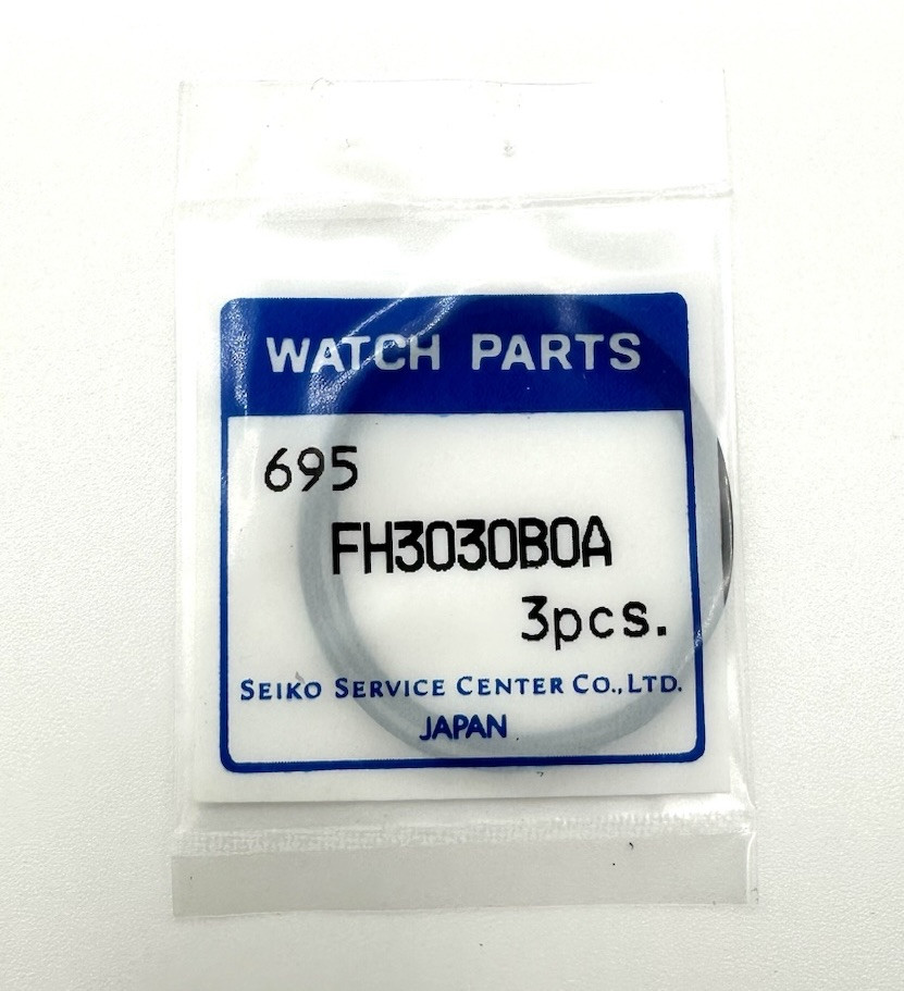 New Genuine Seiko Pack Of 3pcs Case Back Gasket Part FH3030B0A
