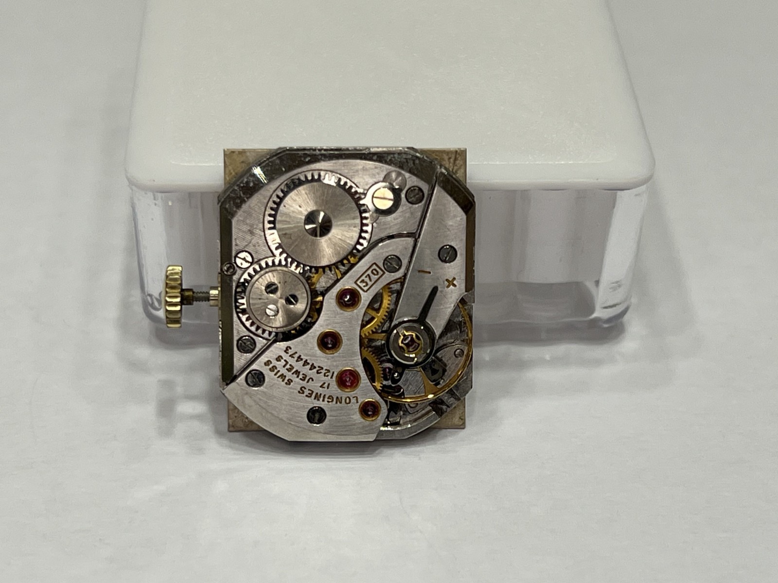 Longines Dial & Movement Manual Cal 370 Jewels 17 Swiss Made Working Condition