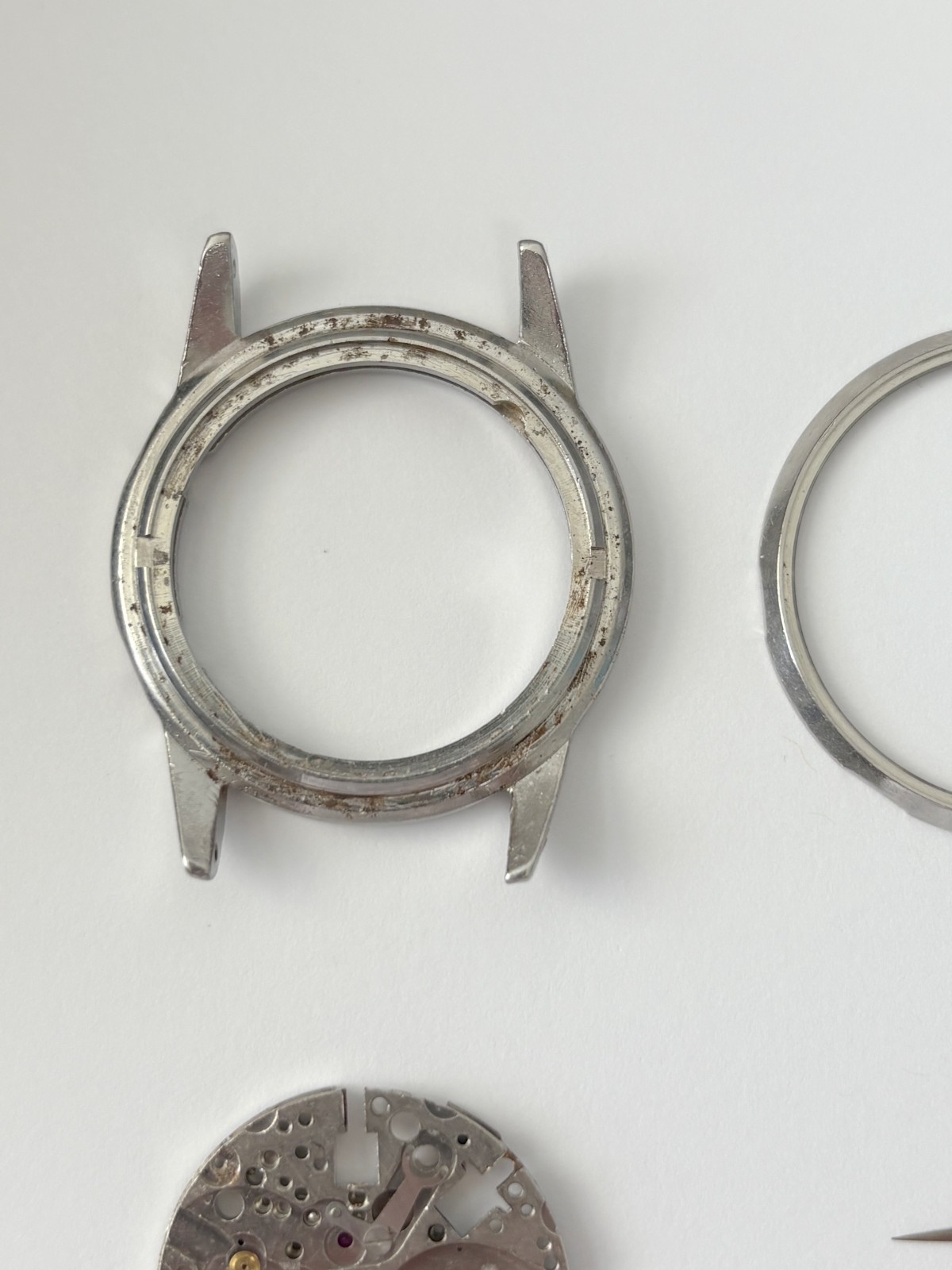 Bulova Cal 11AERC Alarm Cricket Movement Part Balance Fork Barrel Wheel Case