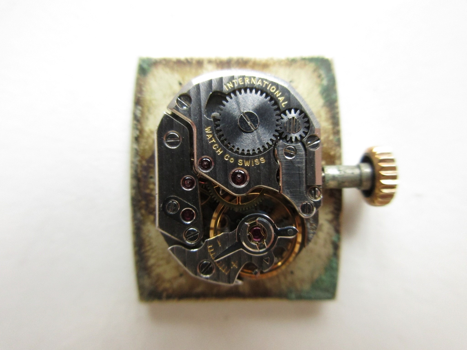 International watch co IWC cal. 431 Swiss watch movement & dial – running