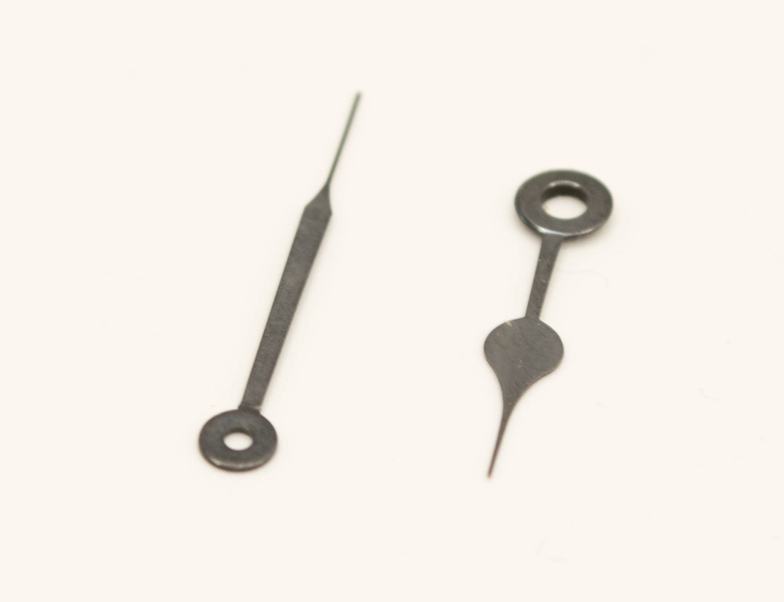 Genuine Elgin Factory NOS 16 Size Pocket Watch Hands Black Spade Minute Pair