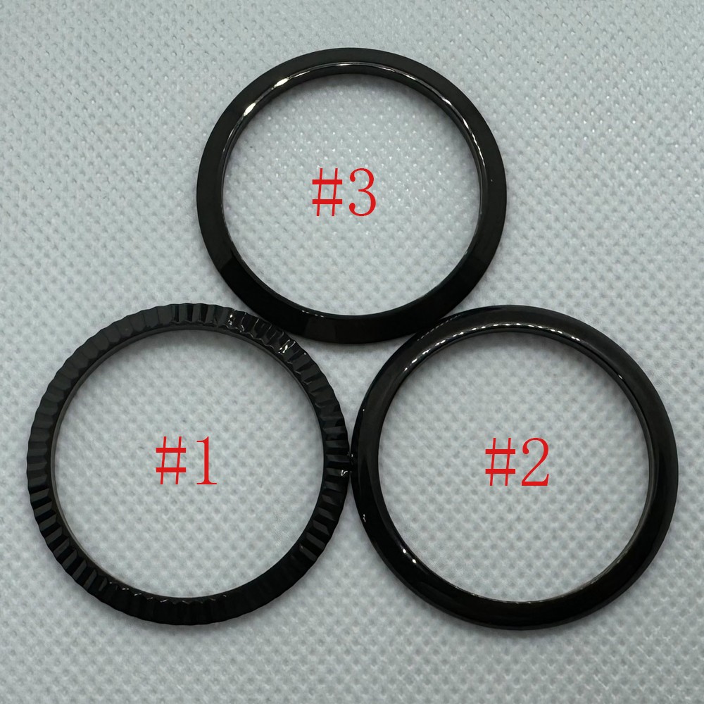 Watch Parts Stainless Steel Bezel Fit 36mm/39mm Case Silver Rose Gold Black