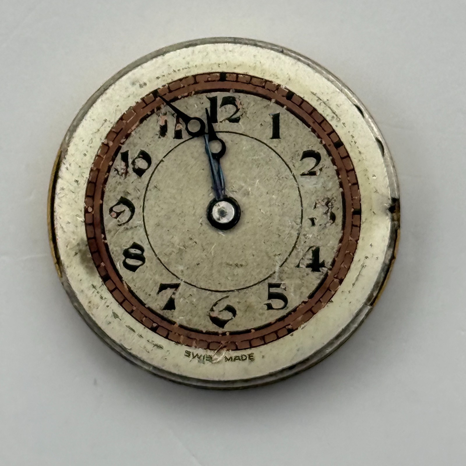 Rotary 5/240 Watch Movement 15 Jewels Swiss Manual Wind Parts Repair 22mm
