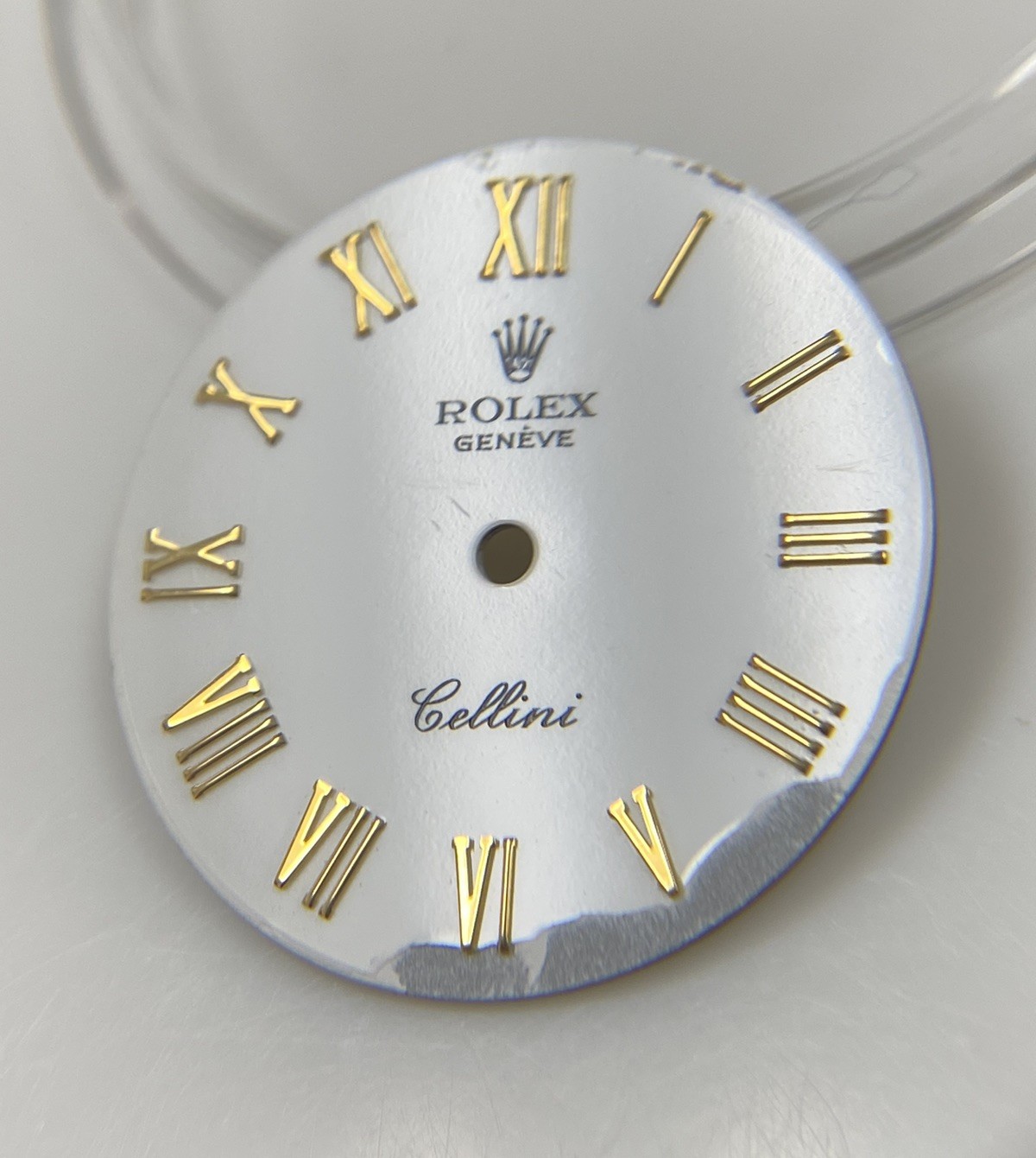 Genuine Rolex Cellini 5109/8 White /Gold Roman Cal. 1600 1601 Dial