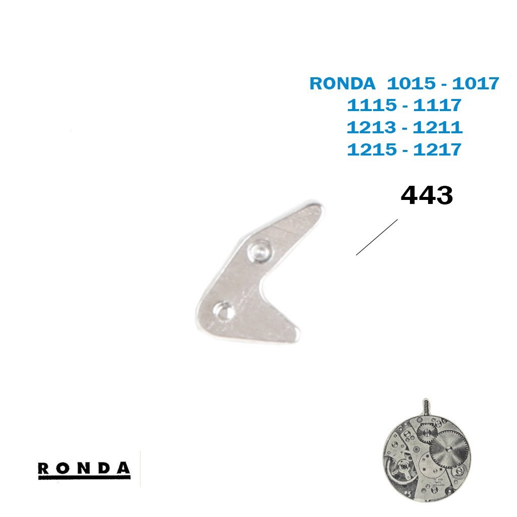 Setting Lever Part No:443- For Movement RONDA 1117 1213 or 1211 or 1215 or 1217
