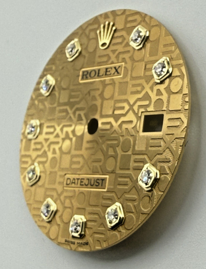 Rolex Datejust 36mm Champagne Jubilee Diamond Dial Model 11633 Factory