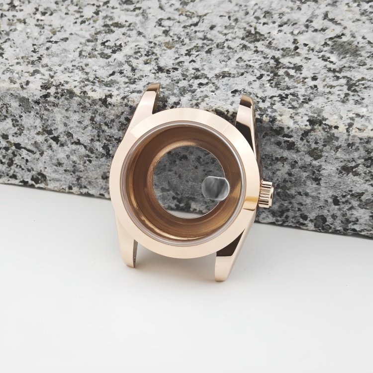 31mm Matte Sandblasted Watch Case Sapphire Glass For NH05 NH06 Movement