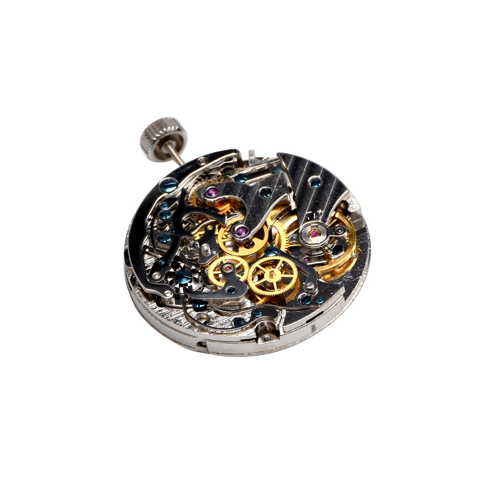 ST1903 Automatic Chronograph 22J 45h Small Second 9H 24H 6H Min 3H Repair Part