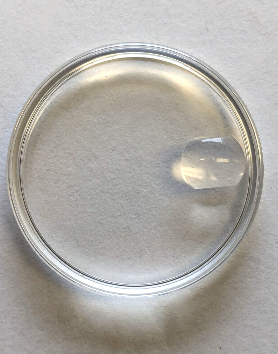 PA 462-21A watch crystal 125 127 w/ date magnifier Made in France x 1 piece