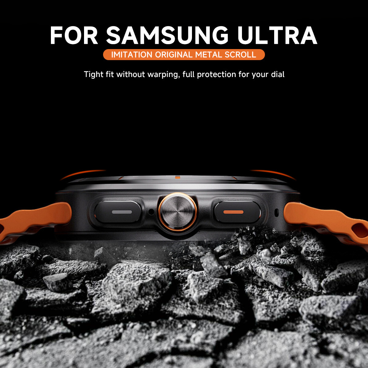 PC Bezel Ring Styling Frame Case Cover For Samsung Galaxy Watch Ultra 47MM