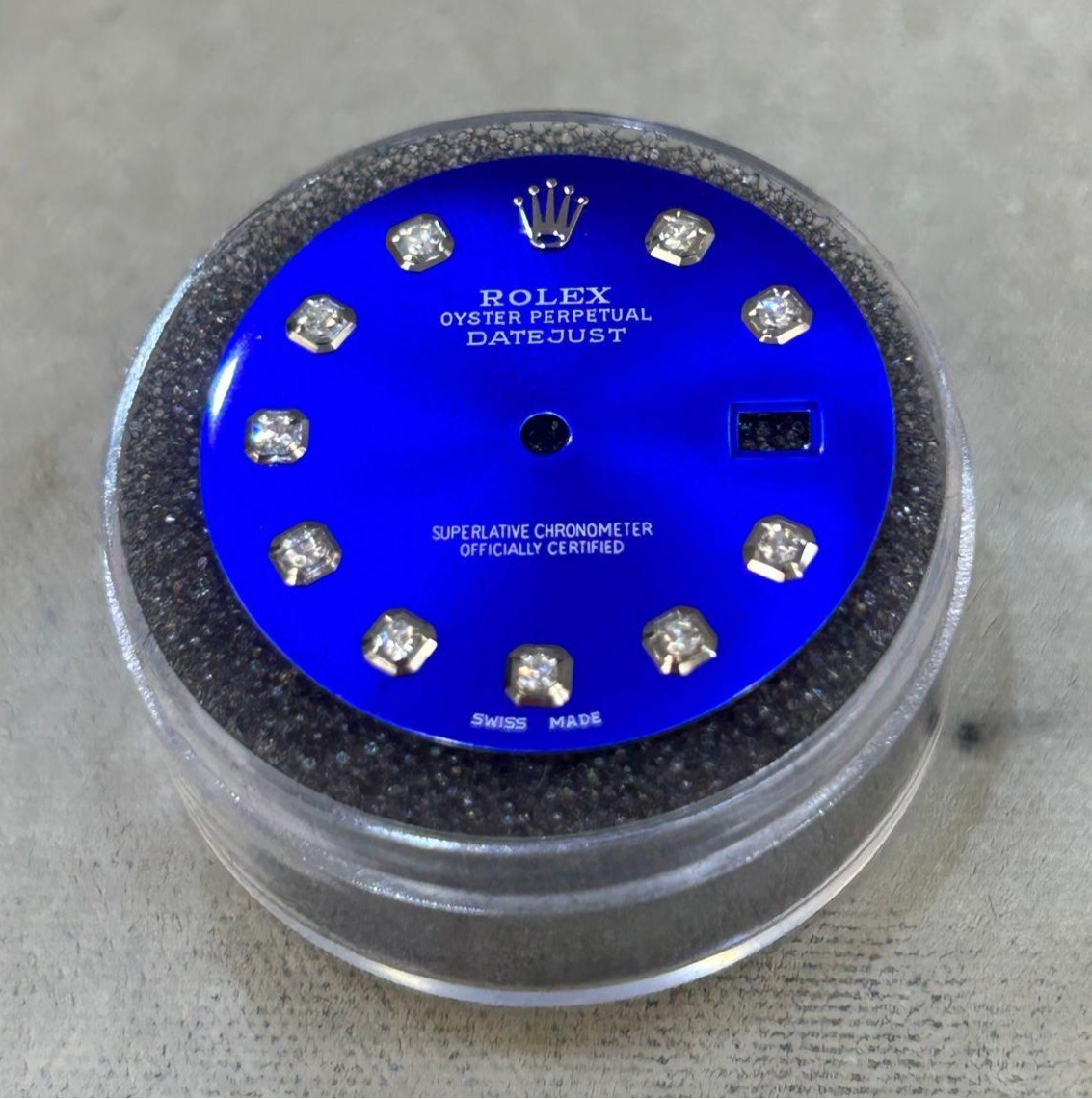 Rolex Datejust 36mm Custom Blue Diamond Dial 16014 16234 116234