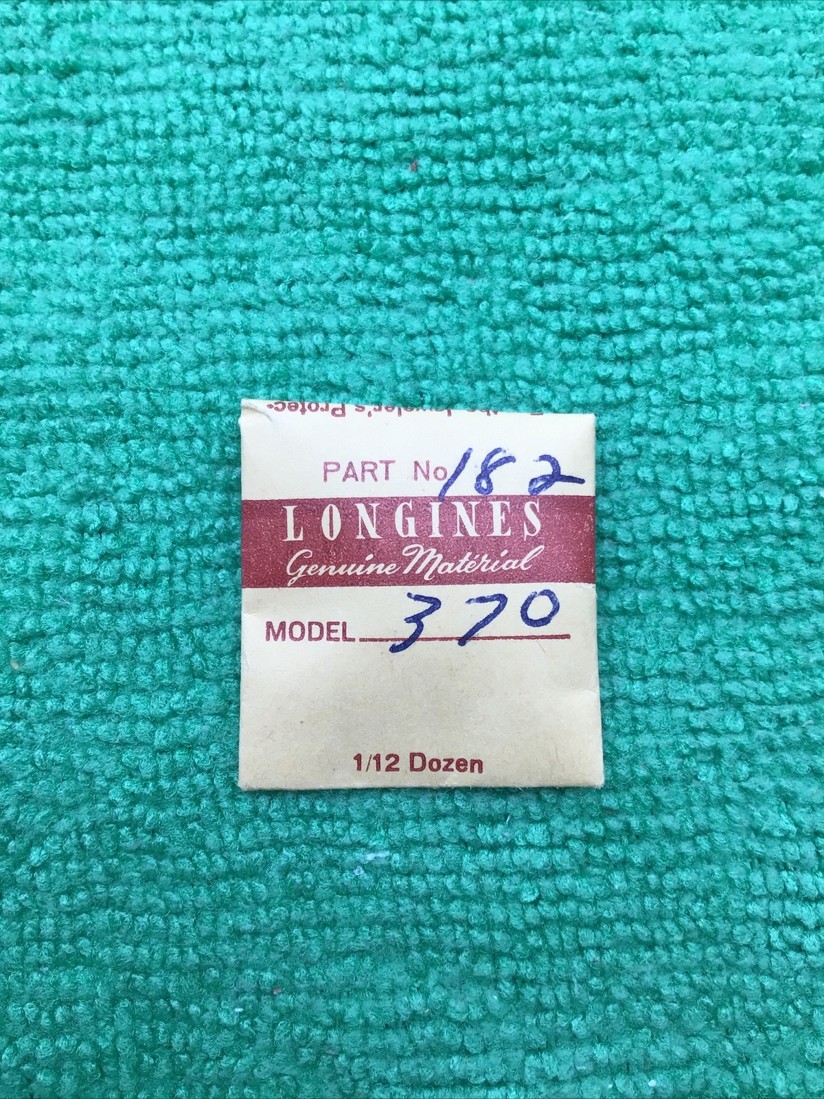 Longines Cal. 370 Part 182 Barrel Drum and Cover Part