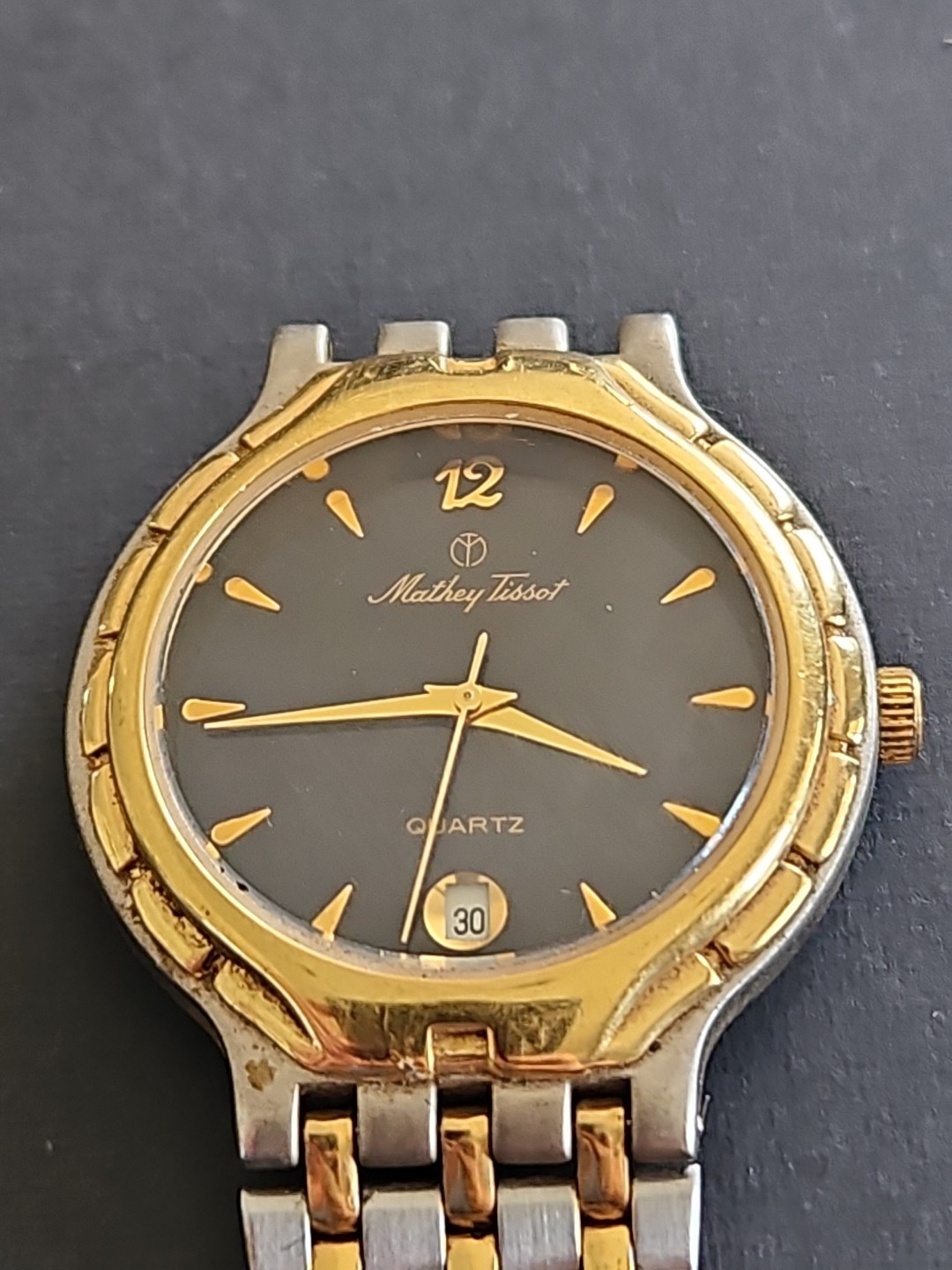 MATHEY TISSOT RARE 82 2709 BEAUTIFUL MENS QUARTZ WRIST WATCH SWISS MOVEMENT
