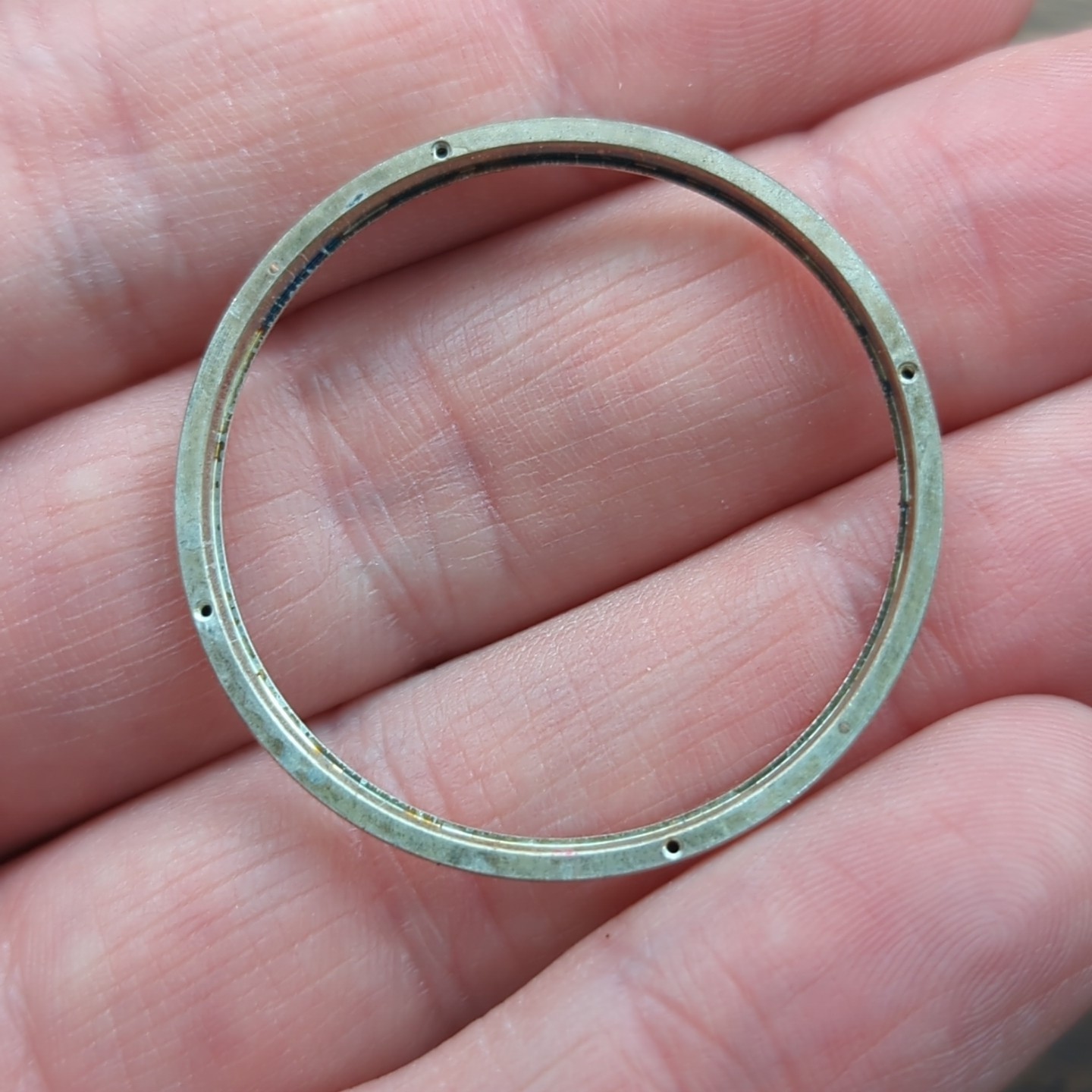 5 x Vintage Chronograph Watch Inner Scale Rings Parts, 37.8mm (CO36)