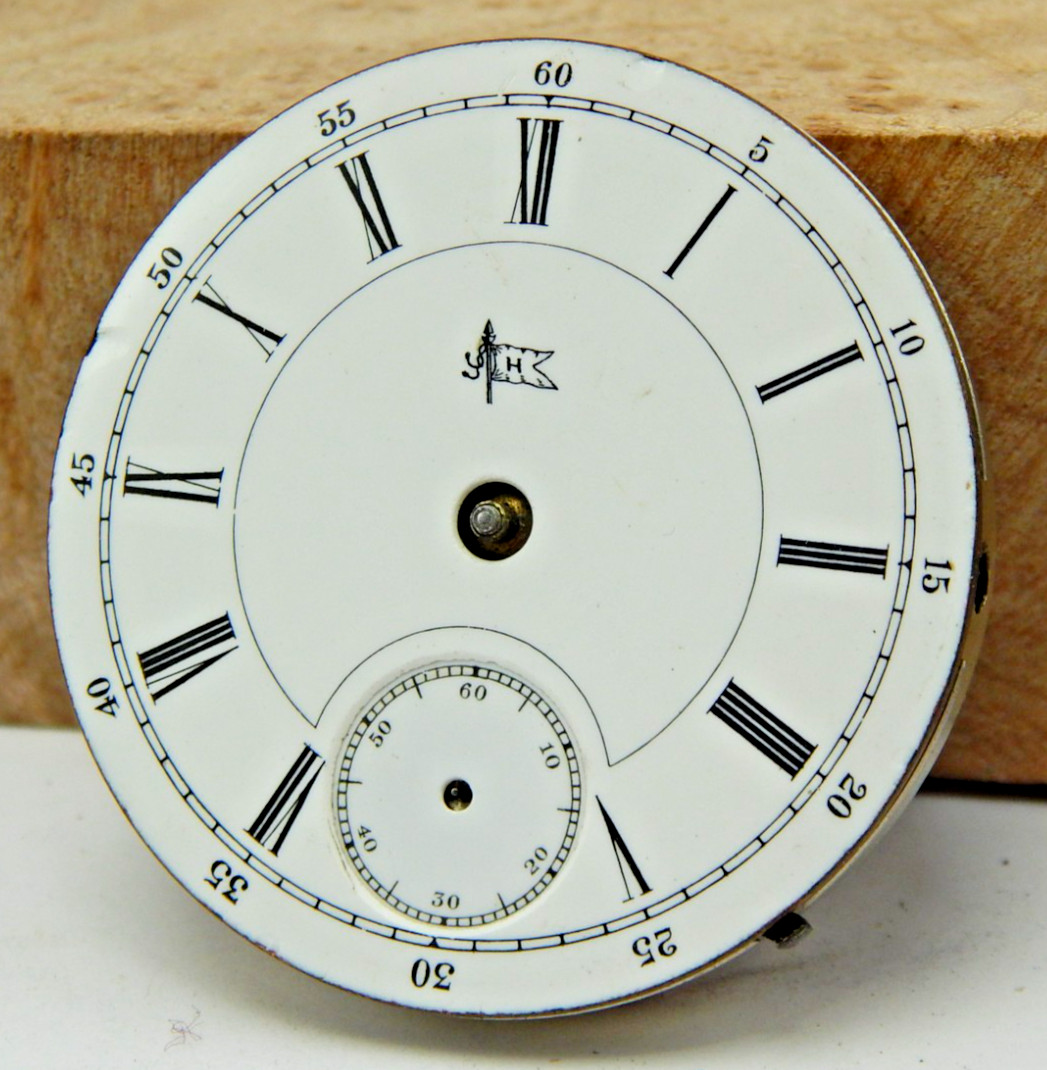 Antique 1913 Hampden Champion H 16s 7 jewel hunting pocket watch movement