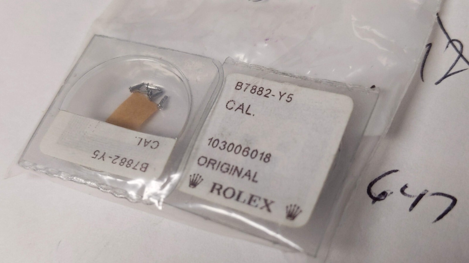 Rolex 1530 7882 Detent (Setting Lever) Screw for Rolex Caliber 1530 7882 NEW