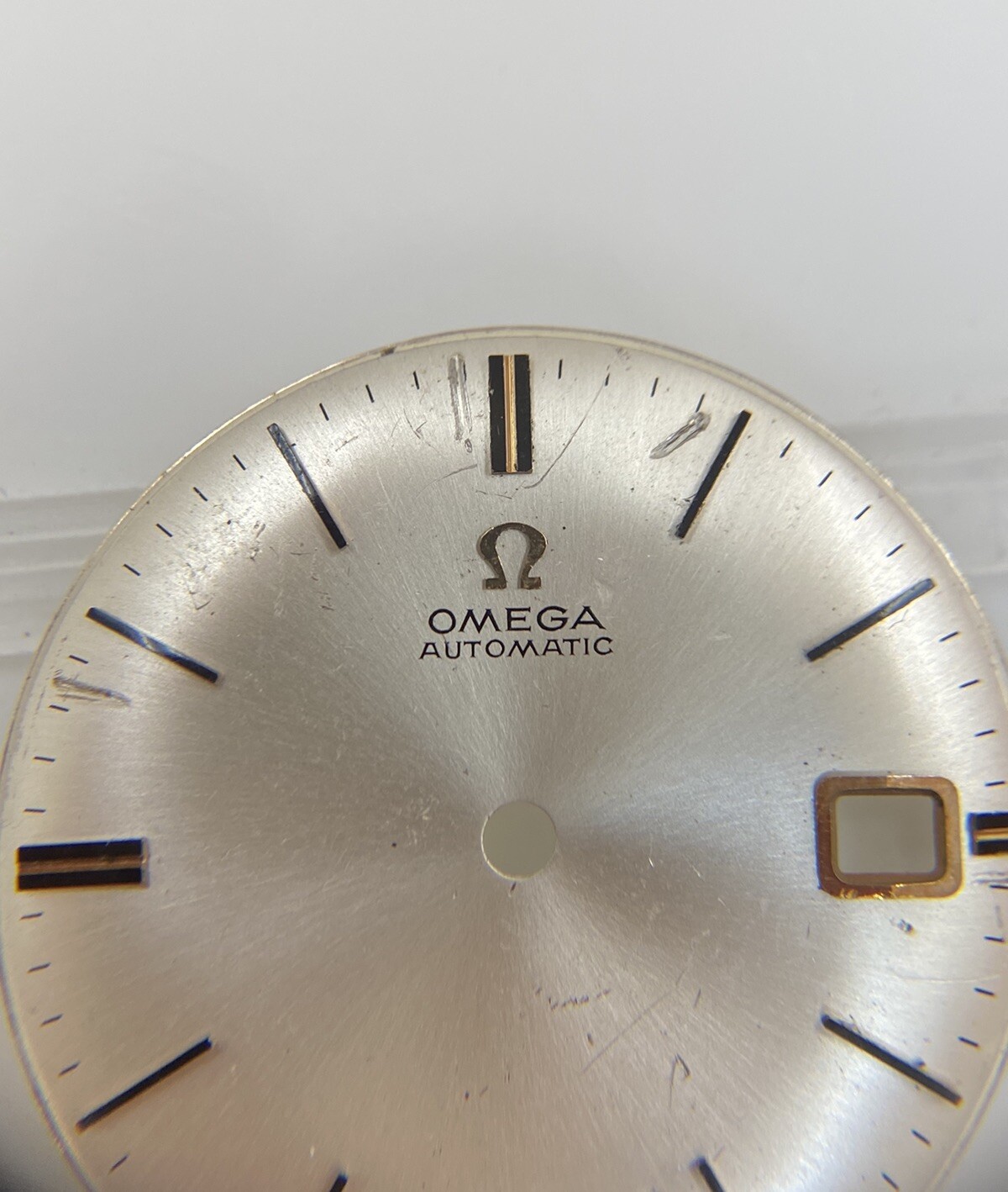 Original Omega Caliber 565 Silver/Gold Stick Dial