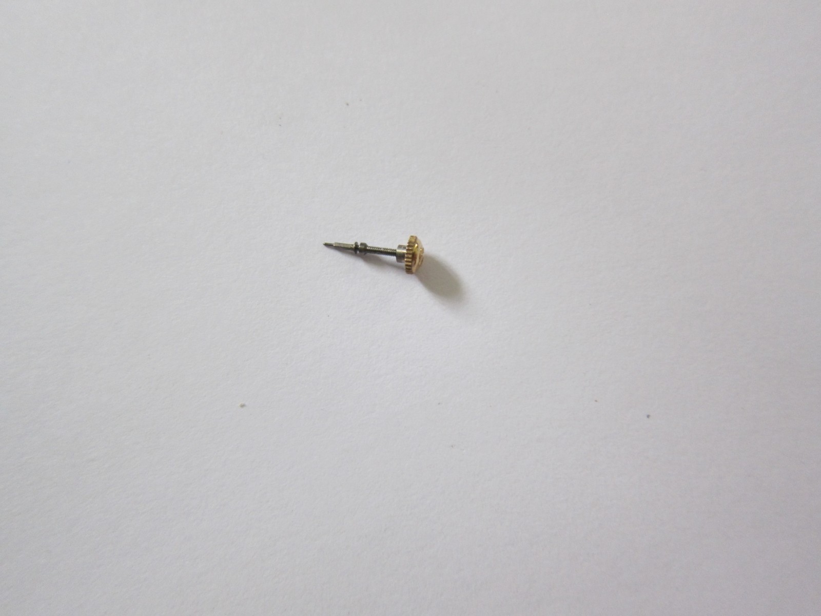 Vintage Hamilton Watch Crown & stem, 4.2 mm, Yellow NOS