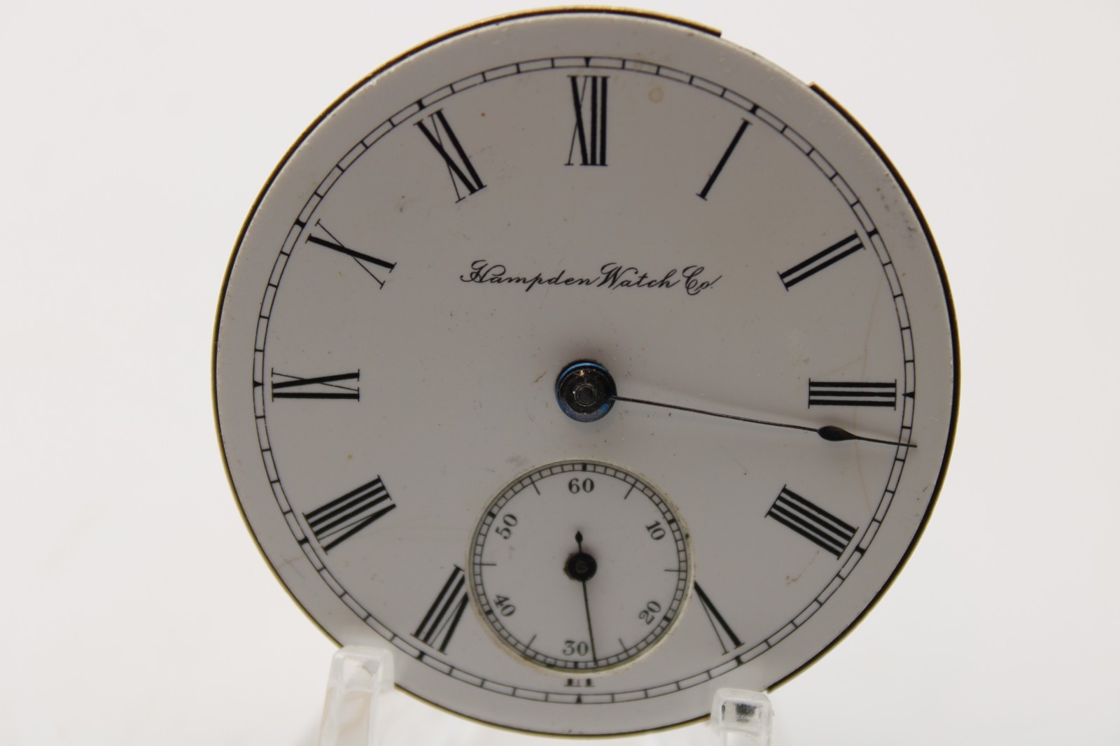 1901 HAMPDEN POCKET WATCH MOVEMENT 1600531 GRADE: CHAMPION 18s 7j (PE3)