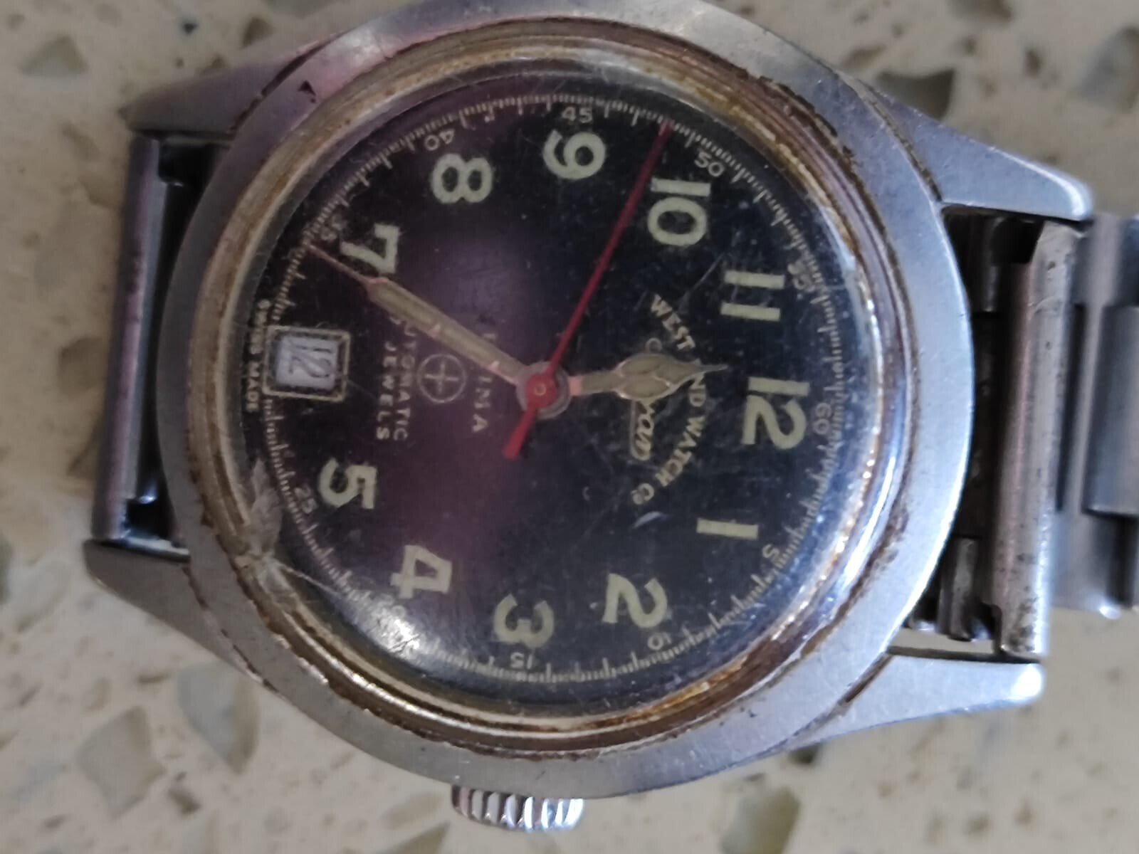 Vintage West End Watch Automatic Cal eta 2846 -35mm working All Original
