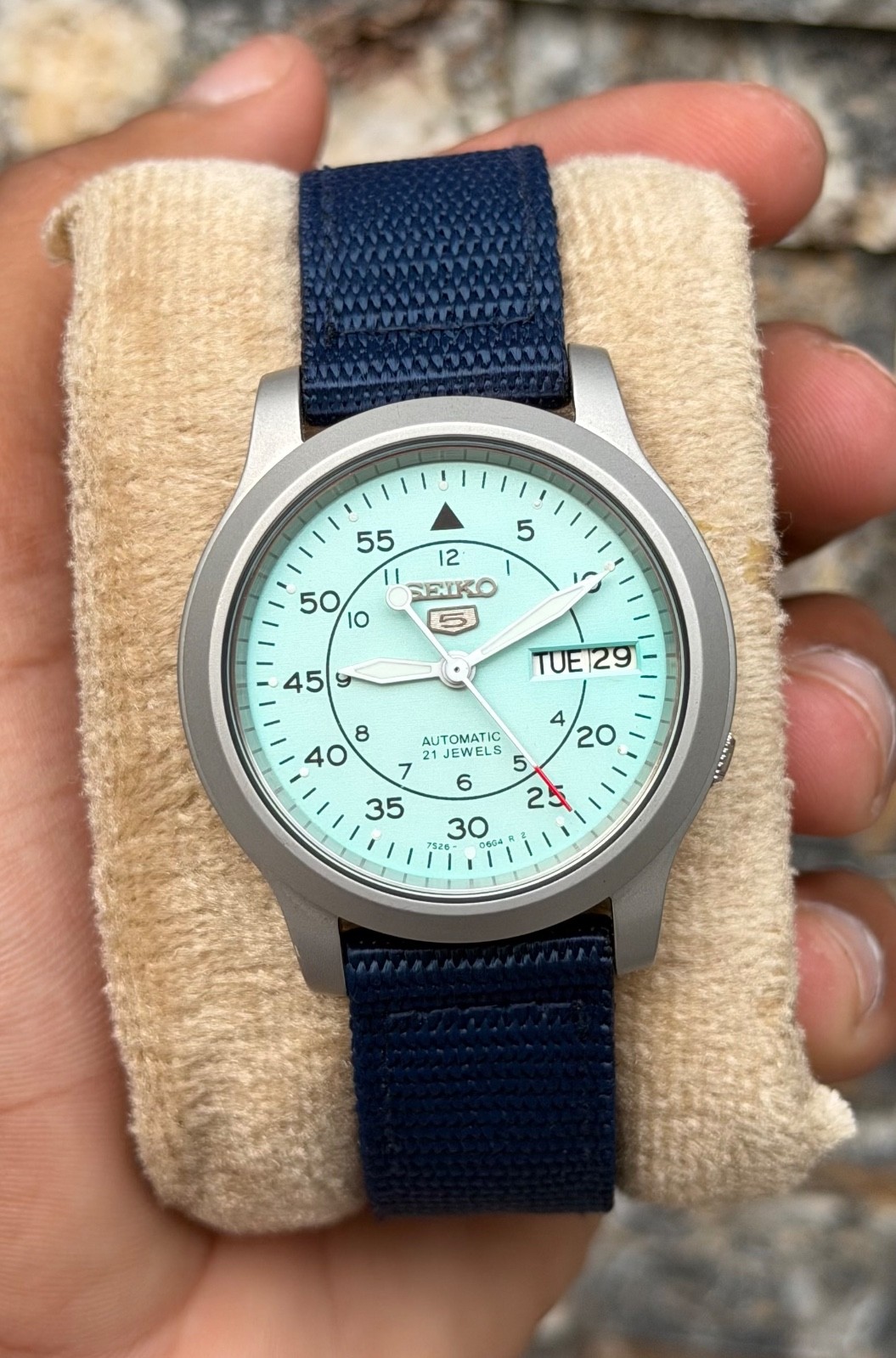 Seiko 5 Military Dial Watch 7s26 Movement Atomatic