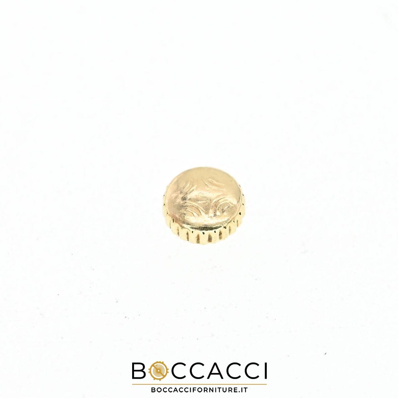 ZENITH yellow gold dust crown Ø 3.8mm step 0.90mm (EXCELLENT CONDITION)
