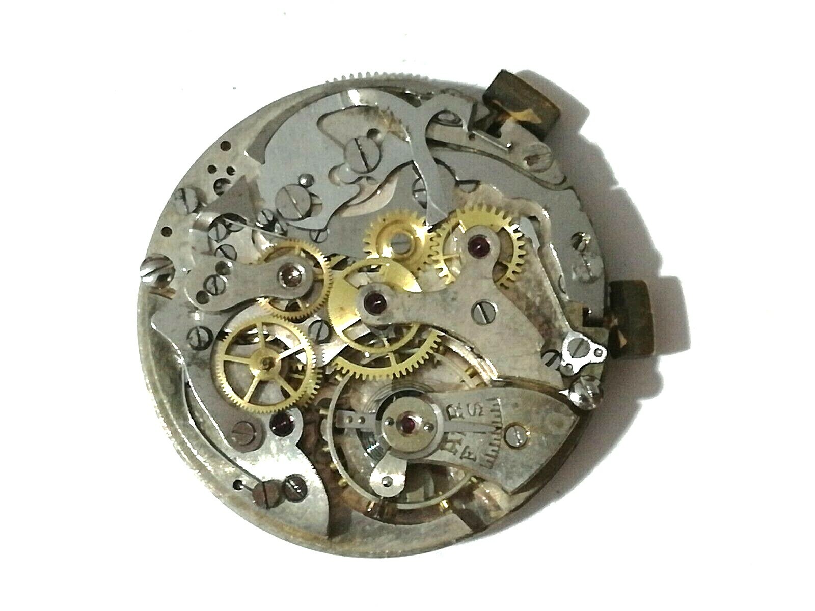 Original Complete Wind-Up Chronometer Movement Replacement Parts DOM WATCH
