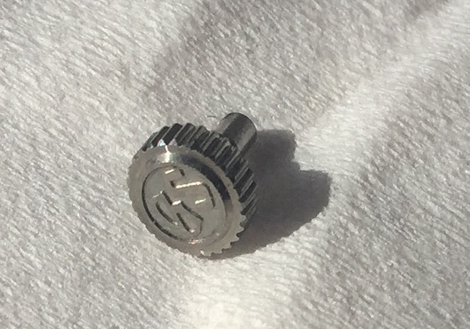 Grand Seiko mens wristwatch steel crown 4,5 mm in diameter N.O.S.
