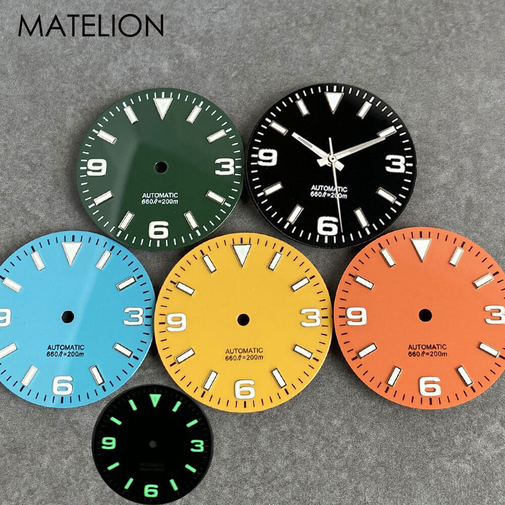 29mm Watch Dial for Explorer Model fit NH25 NH36 NH38 ETA2824 2836 PT5000 SW200