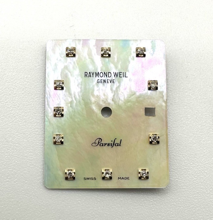 Preowned Raymond Weil Parsifal 23.4×19.0 Rectangular MOP Diamond Dial Part