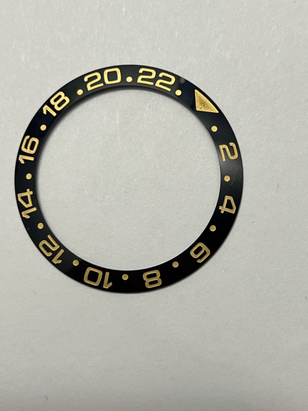Rolex GMT Master II 116713 Ceramic Bezel Insert black & gold – 100% Genuine