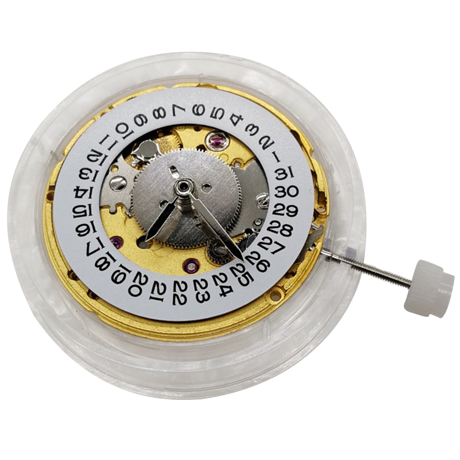 Gold Automatic Mechanical Watch Movement 4 Hands For ETA 2836-2 GMT Accessories;