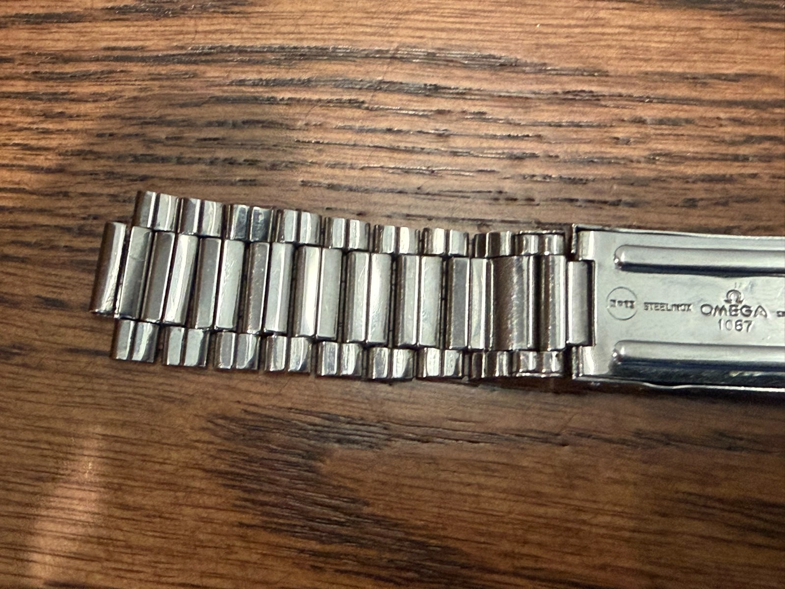 Vintage Omega Flat Link Bracelet 1065 Expandable 1/72, Speedmaster Seamaster