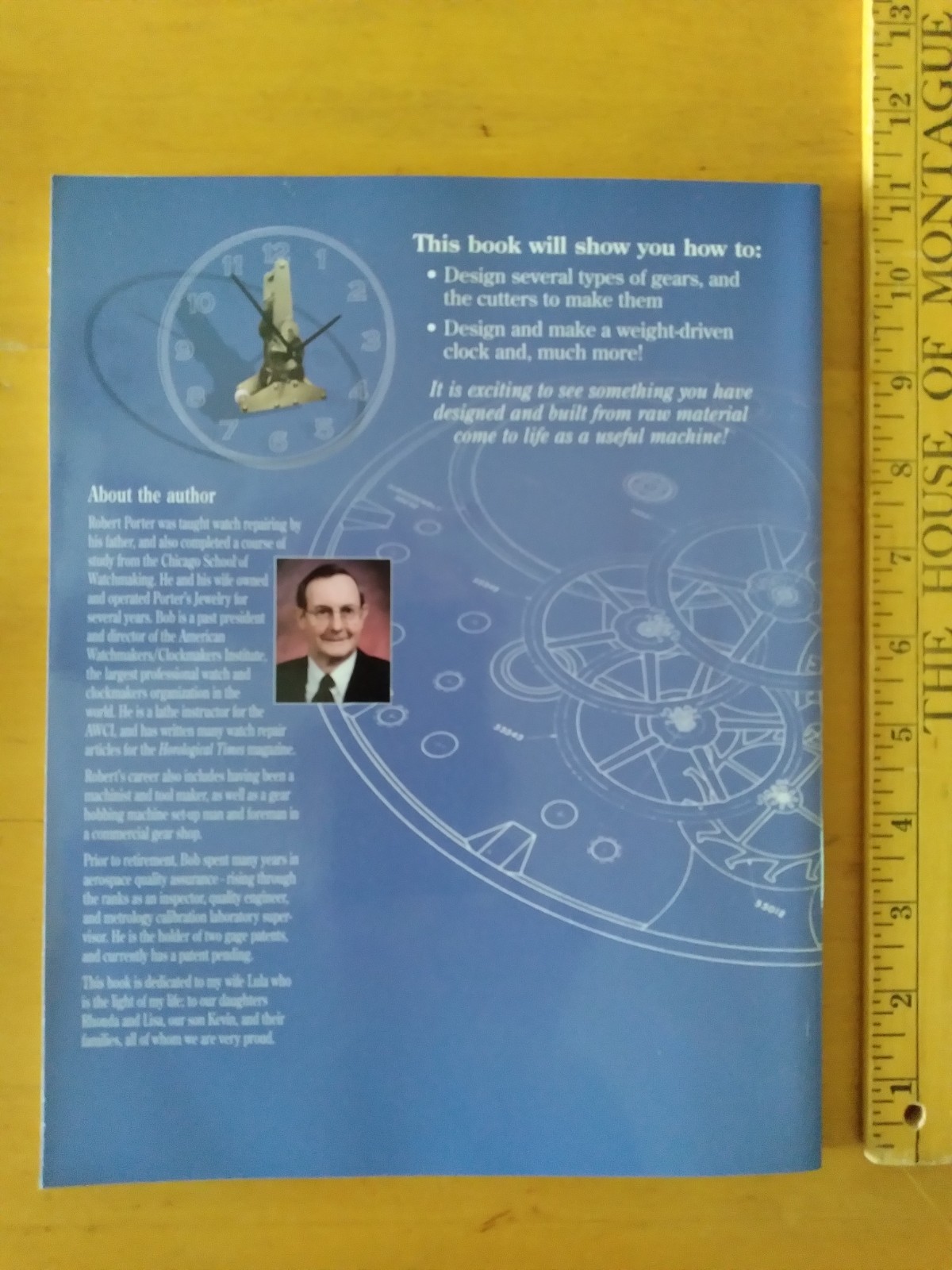THE CLOCK AND WATCH MAKERS GUIDE TO GEAR MAKING R. Porter